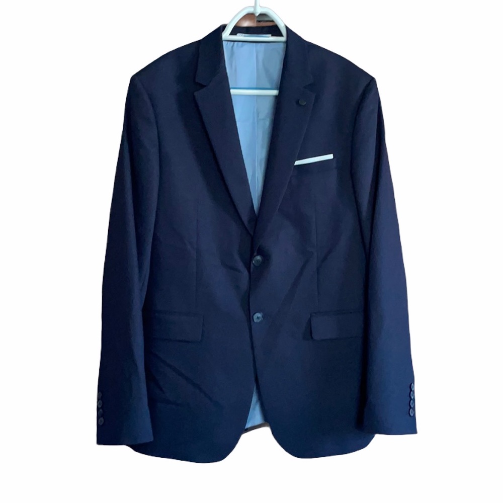Zara men’s sports coat blue size 42